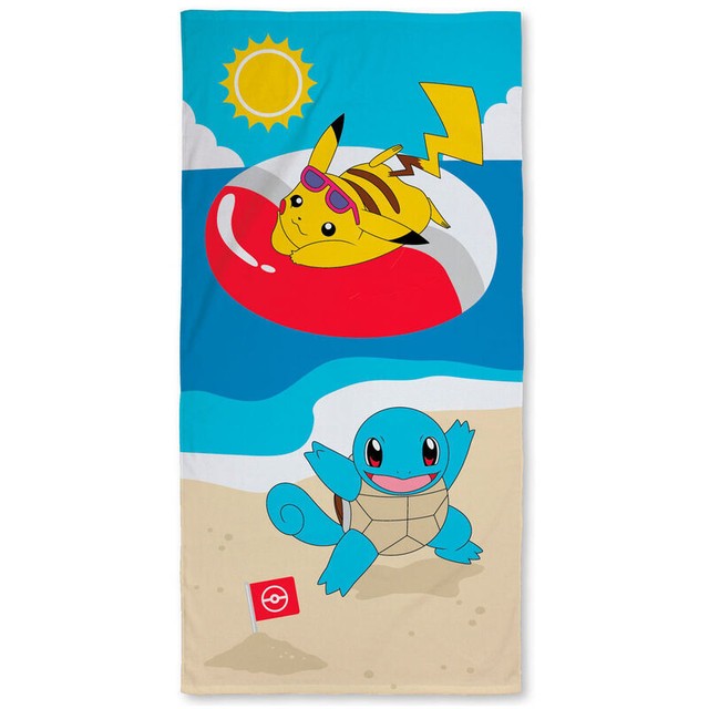 Pokemon Summer Handtuch Strandtuch 70 x 140 cm (60157) Pokemon Summer Handtuch Strandtuch 70 x 140 cm (60157)