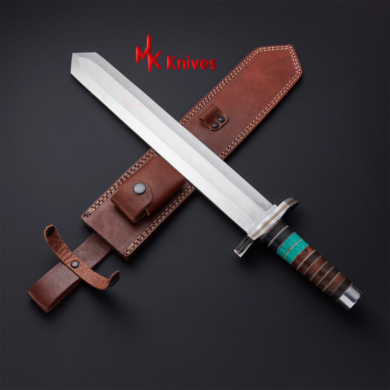 FIXED BLADE CUSTOM D2 STEEL DAGGER KNIFE MODERN DAGGER TOOTHPICK SWORD