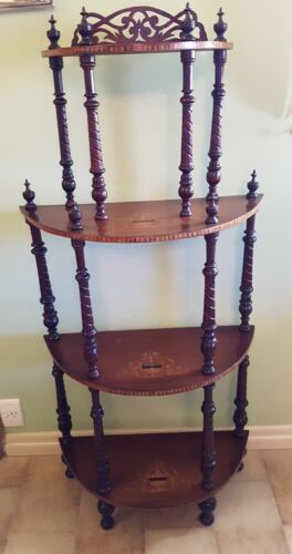 Antique early Victorian inlay Whatnot stand. Perfect condition.  - Picture 1 of 7