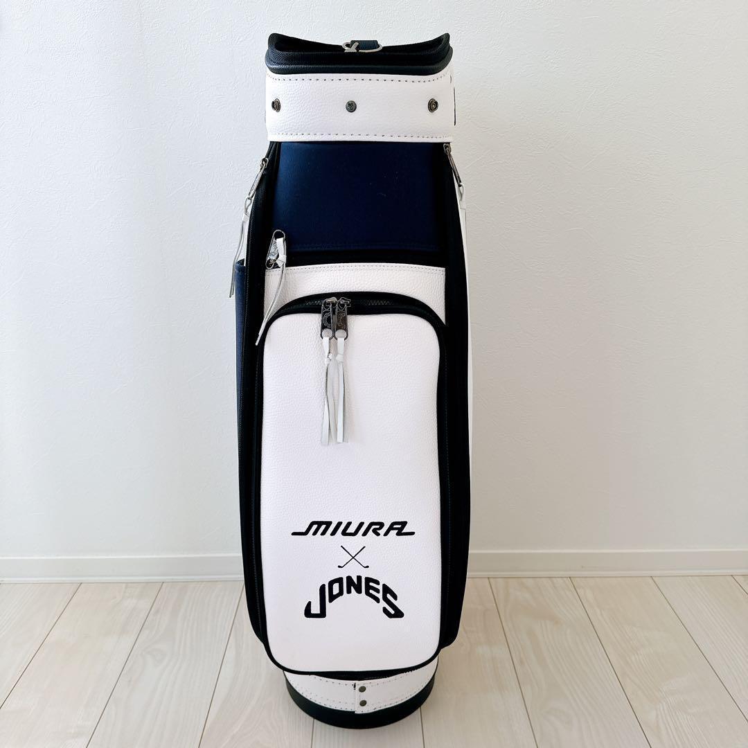 Miura Giken Golf Jones Cart Bag SG-305 8.5 x 46in 6way Miura Giken Golf Jones Cart Bag SG-305 8.5 x 46in 6way