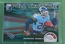 Derrick Henry Green Full Throttle 2020 Panini Donruss Elite Football