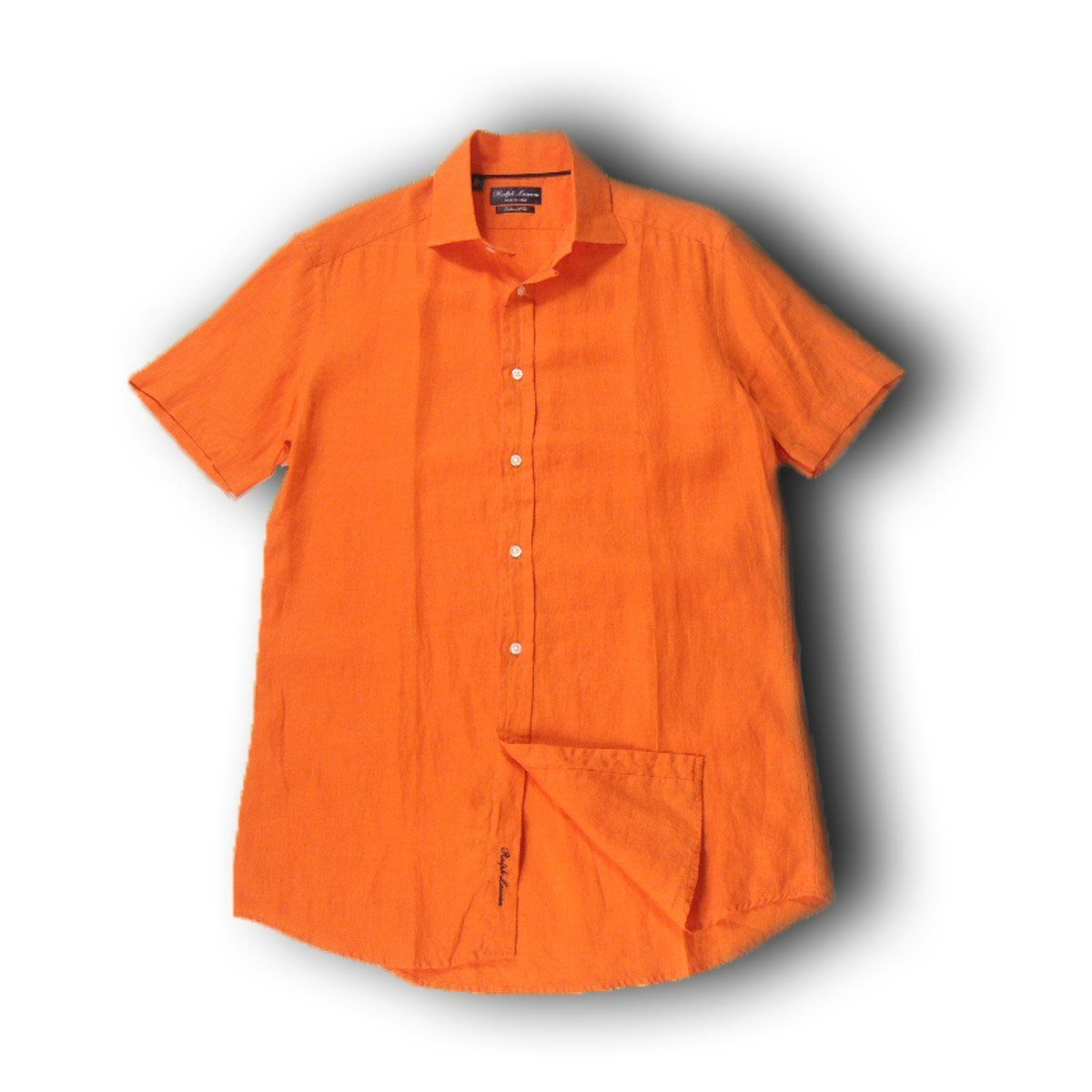 New] RALPH LAUREN Purple Label Orange linen M | eBay