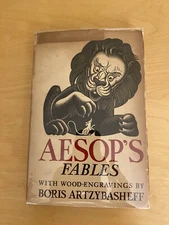 Aesop's Fables with Wood-Engravings by Boris Artzybasheff Hardcover/DJ