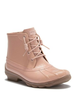 sperry duck boots rose