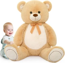 GIGANTE Huellas De Peluche Oso Suave Mimoso Juguetes Animales Grandes Regalo 51"