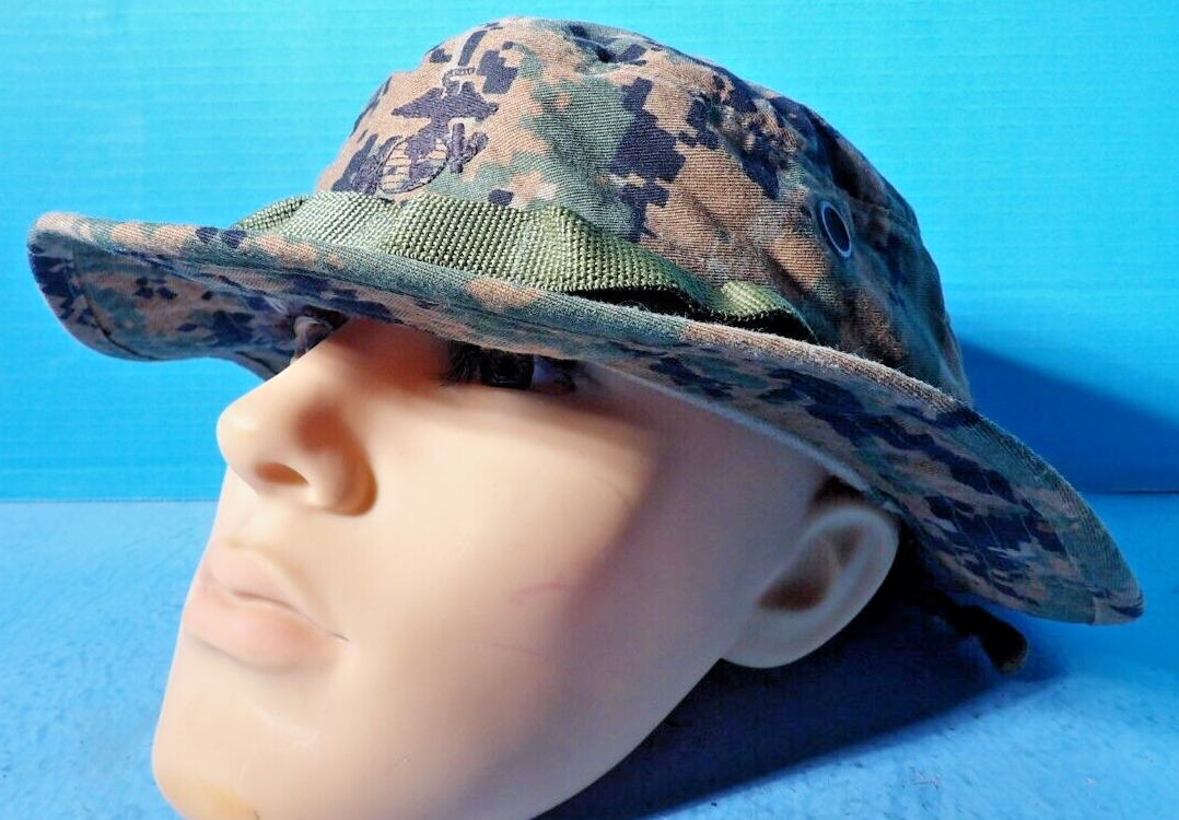 WOODLAND DIGITAL USMC MARPAT BOONIE CAP SZ XLARGE 3'' BRIM US