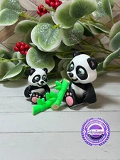 3D Printed Articulating Panda w/ Bamboo Stick (Printverse)