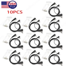 10PCS Walkie Talkie Headset Mic PTT Earpiece for BAOFENG/BAOJIE/WEIERWEI Radio