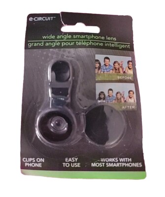 BRAND NEW E-CIRCUIT Wide Angle Smartphone Clip-On Lens - Santa Cam Ornament Idea