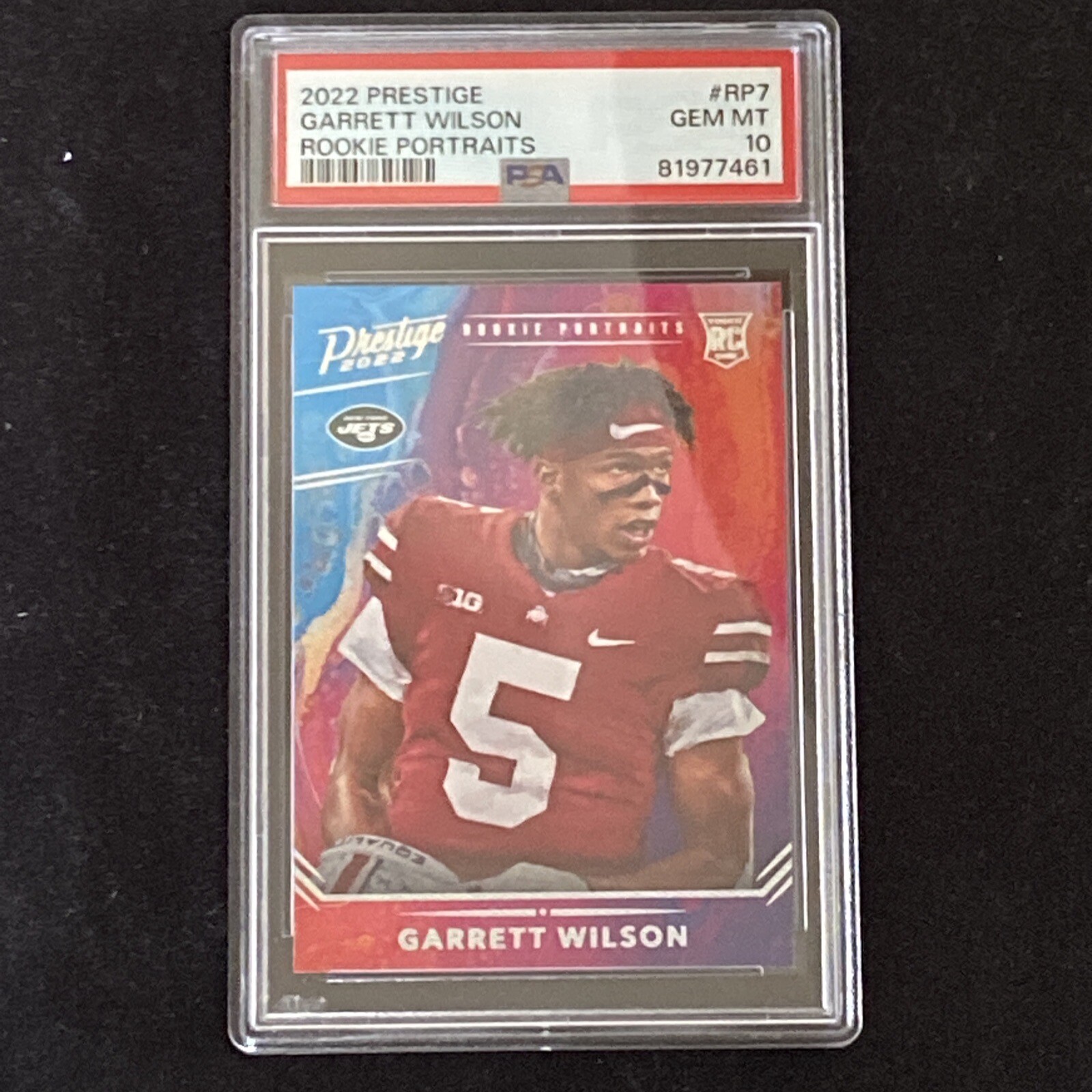 Garrett Wilson Panini Prestige Rookie Portraits #RP7 Base