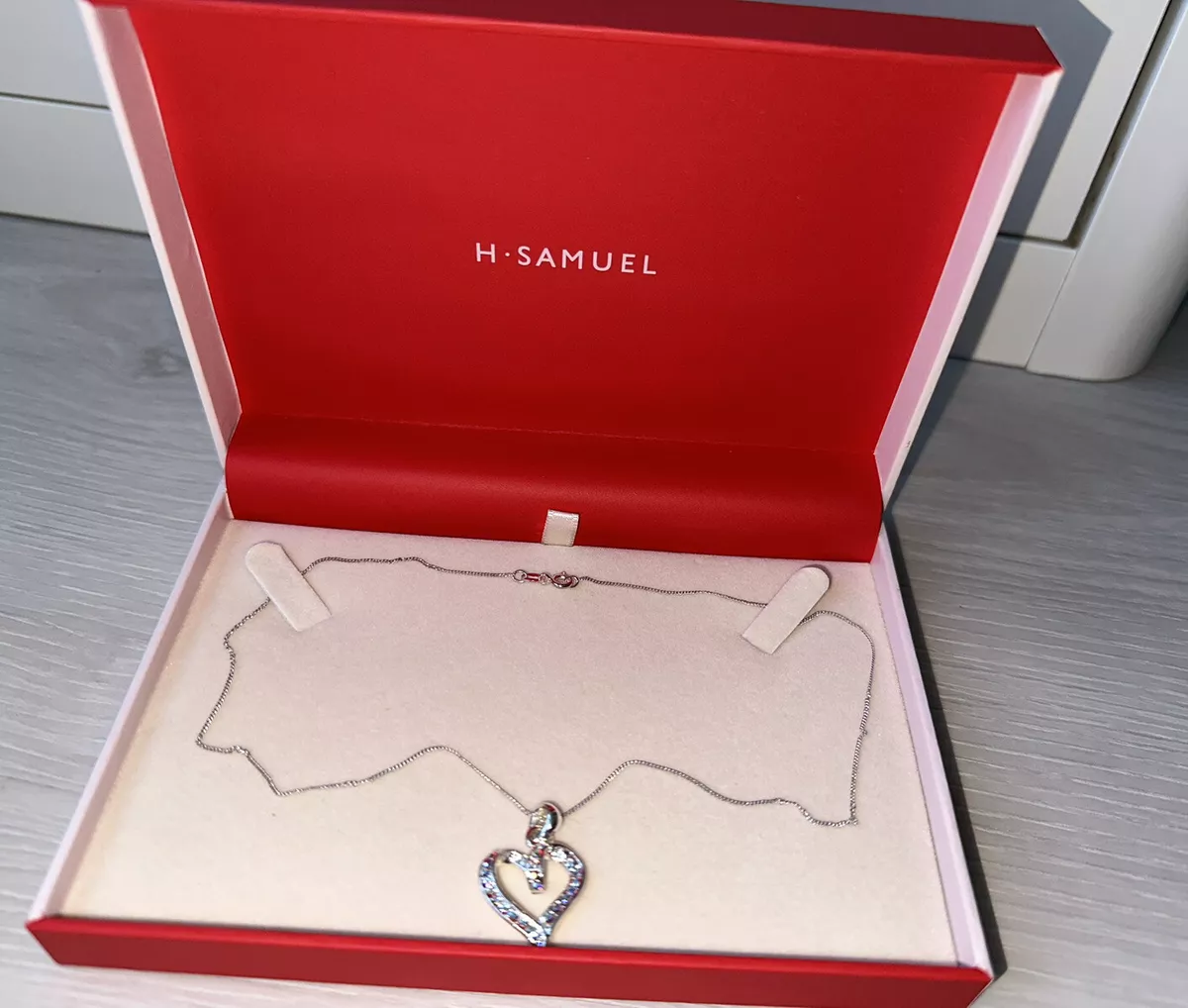 Brand New H. Samuel 40.5cm Women s 925 Stunning Silver Necklace