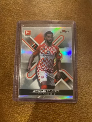2022 Topps Finest Bundesliga Jeremiah St. Juste Refractor 1. FSV Mainz 05