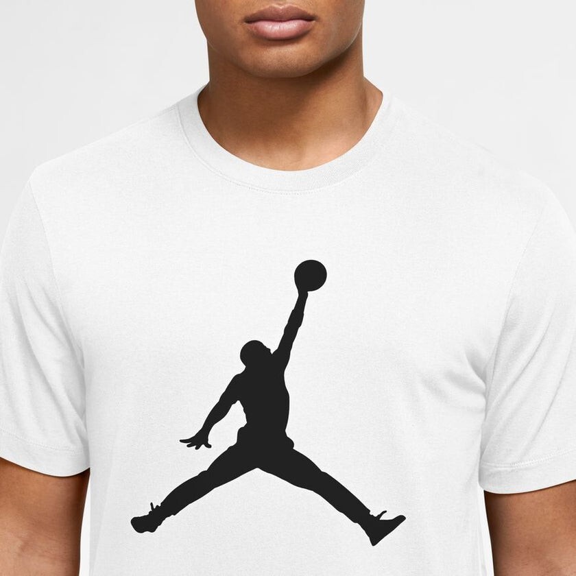NWT JORDAN JUMPMAN ICON T SHIRT CJ0921-100 MENS LARGE WHITE