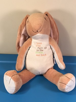 Guess How Much I Love You To The Moon And Back Bunny Rabbit Plush Ebay