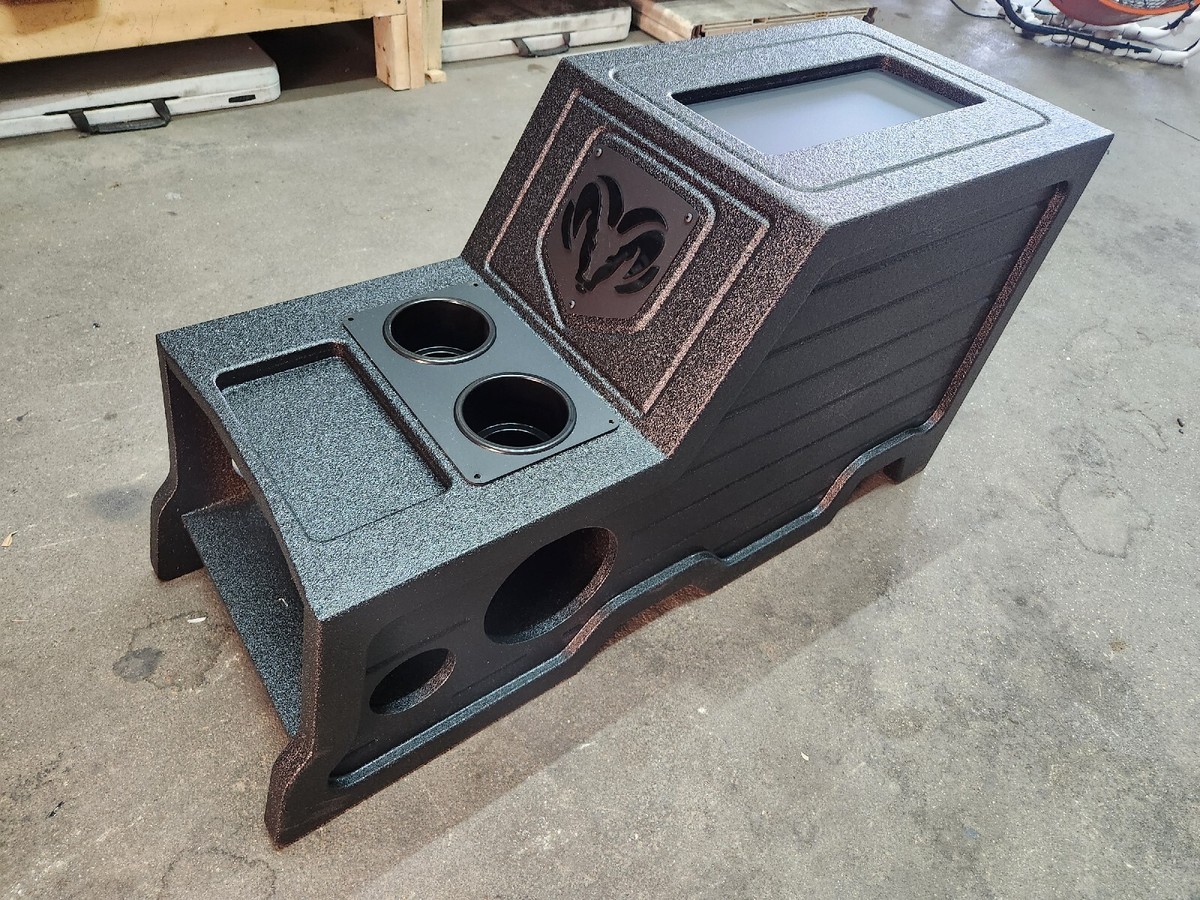 2002-05 Dodge Ram Custom center console Subwoofer box Mids