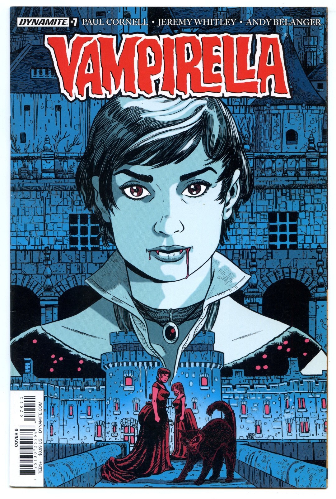 Dynamite Comics #1 Vampirella Cover B Read Once Bagged and Boarded