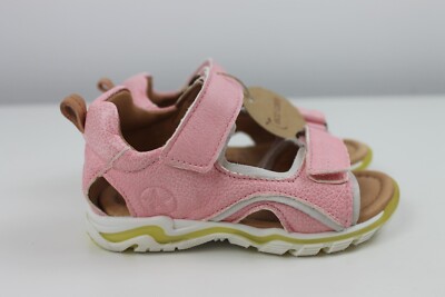 Neue Bisgaard Sandalen Gr. 22 arthur rosa Leder Kinderschuhe für Mädchen