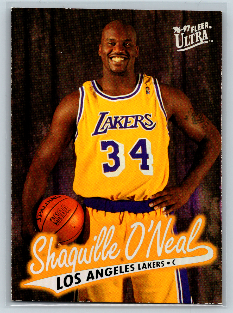タイムセール！早い者勝ち(^-^)　ハーモニッ Shaquille O'Neal 1996 Ultra #55 Los Angeles Lakers | eBay