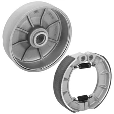 Rear Brake Drum Hub & Shoes for Honda Rubicon 500 TRX500FA/FGA/FPA 2001-2014