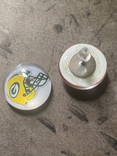 Green Bay Packers handmade football team stud earrings