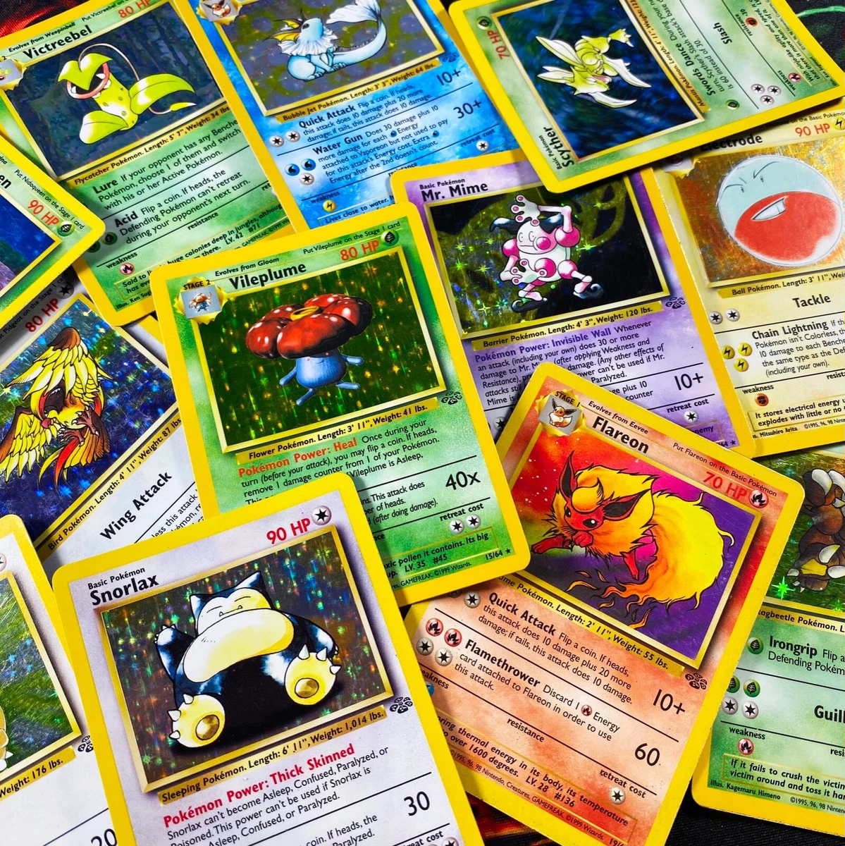Pokemon Jungle Set Unlimited - Vintage WOTC Pokemon Cards - Select from list
