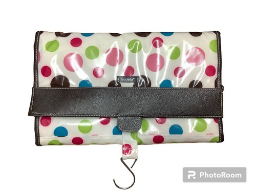 Modella Large Cosmetic Toiletry Travel Organizer Bag Pockets Zipper Hanger - Picture 4 of 4