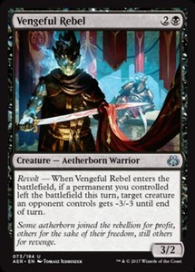 Vengeful Rebel x4 - Aether Revolt - NM-Mint, English - Aether Revolt