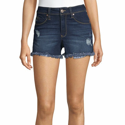 Denim Shortie Shorts Size 