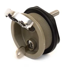 Whitecap Boat Locking Latch S-0226T | 2 1/2 Inch Handle Taupe (No Cam)