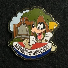 2001 - Goofy - Liberty Square - Land Series - LE 3,500 - WDW - MGK - Disney Pin