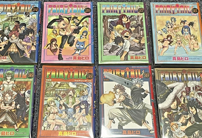 1st print Limited Edition FAIRY TAIL Comic 8book set Japanese Manga Comic