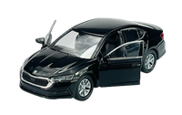 Welly 2019 Skoda Octavia MK4 Schwarz 1:34 Die Cast Metal Model Neu Im Kasten