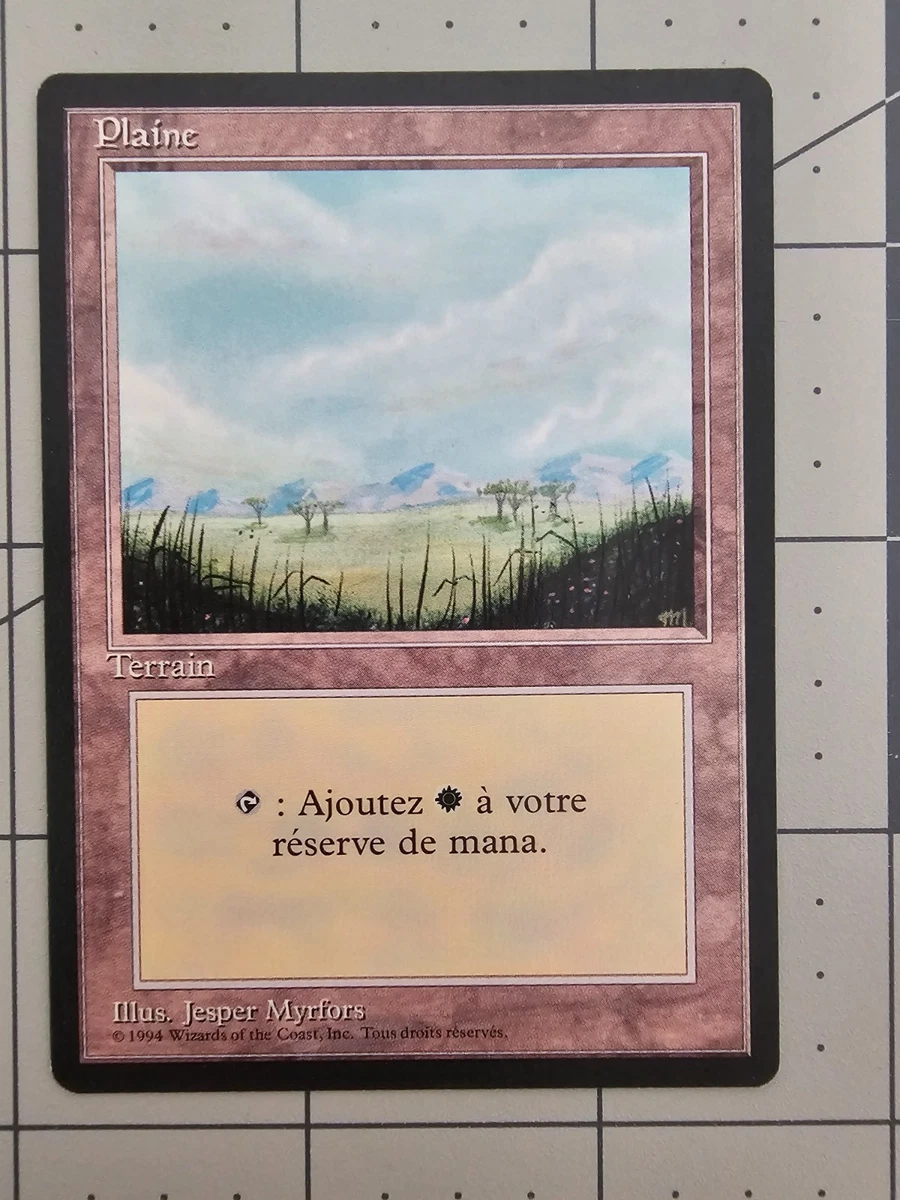 Land Magic: The Gathering Individual Trading Card Games in French