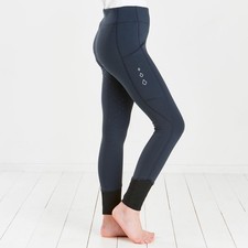 Harry Hall Children's Riding Tights Navy Blue