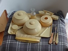 So Cute Vintage Celluloid Vanity Dresser Set 18 Piece