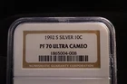 1992-S Silver Roosevelt Dime NGC PF70 Ultra Cameo