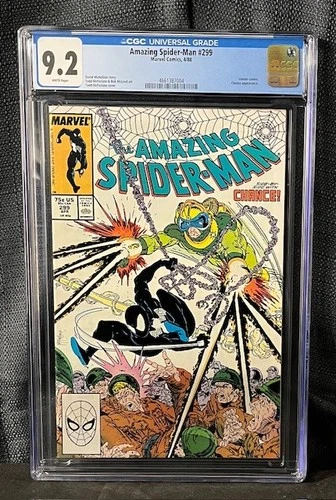 Amazing Spider-man 299 Todd McFarlane Art CGC 9.2 Venom Cameo
