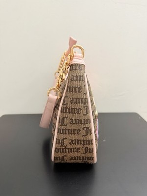 NWT Juicy Couture Run The World Shoulder Bag - Taupe / Dark Brown
