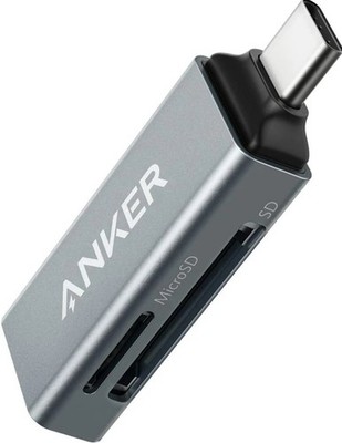 Anker 2-in-1 Memory Card Reader USB C to SD/Micro SD for SDXC SDHC MMC UHS-I