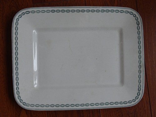 SARREGUEMINES 1 ALTE GROSSE FLEISCHPLATTE STEINGUT MODELL U&C NOBILIS lg 38 cm - Bild 1 von 6