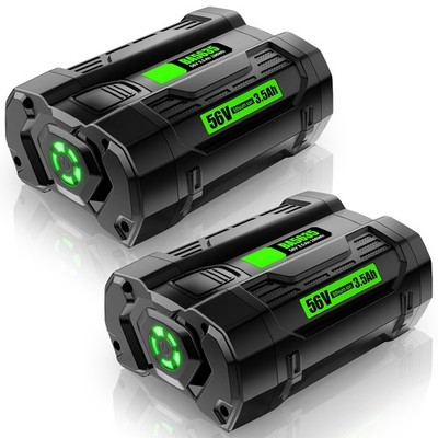 2 PACK For EGO Power+ Lithium-Ion Battery 56V 3.5Ah BA1400 BA4200 BA2800T