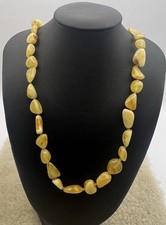 Echte Bernsteinhalskette für Erwachsene – Naturbernstein – ca. 19 g – poliert