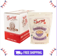 Bobs Red Mill Gluten Free Muesli Cereal, 16oz (Pack of 4)