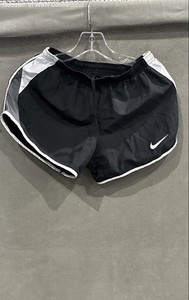 Nike Women's Dri-Fit Running Shorts Black White Mesh Side Panels Sz XS