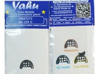 Yahu YMA7272 Messerschmitt Me-109G-6 & Later 1/72 Instrument Panel