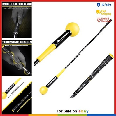 Golf Swing Trainer 48 Inch for Tempo Balance Flexibility Indoor Outdoor Practice