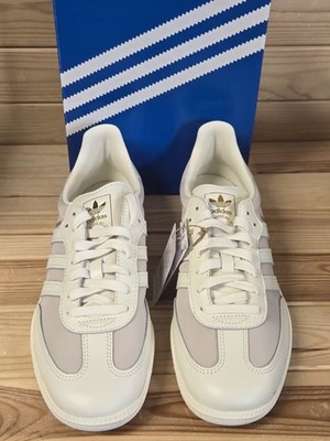 Adidas Originals Men's OFF White ALUMINA SAMBA OG SHOES JI3204 Sz