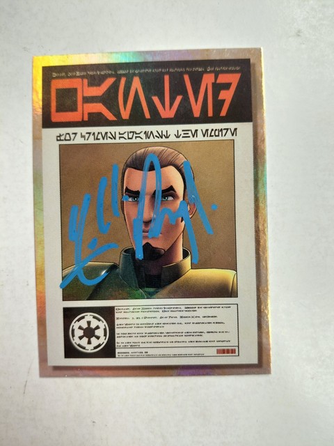 2018 Topps Star Wars Galaxy -  Freddie Prinze Jr Auto- P-2 - Kanan Jarrus - SWAU