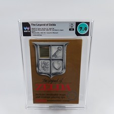 The Legend of Zelda NES (CIB) - Wata Graded 7.0 - Cassette Manual - FIRST PRINT!