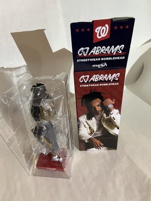 WASHINGTON NATIONALS - CJ ABRAMS STREETWEAR BOBBLEHEAD SGA 8/31/24 - NEW    